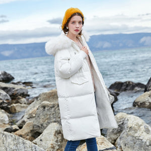 SEMIR 2019 Venta caliente Invierno Abrigos para mujer Abajo Espesar Chaqueta y abrigo Para mujer Chaqueta larga Parka Cuatro colores para -20 Bajo grado