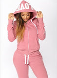 Conjunto de chándal para mujer Conjunto de dos piezas Sudaderas con capucha Ropa para mujer Conjunto de chándal para mujer 2 piezas Conjunto de pantalones superiores Conjunto femenino femenino